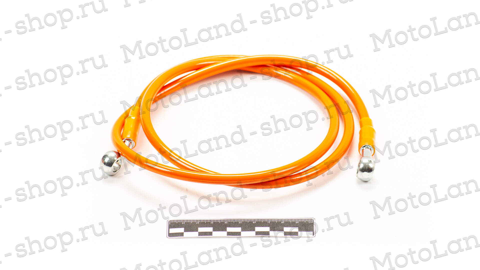 Шланг гидравлический тормозной (армированный) L=1300 d=10мм оранжевый