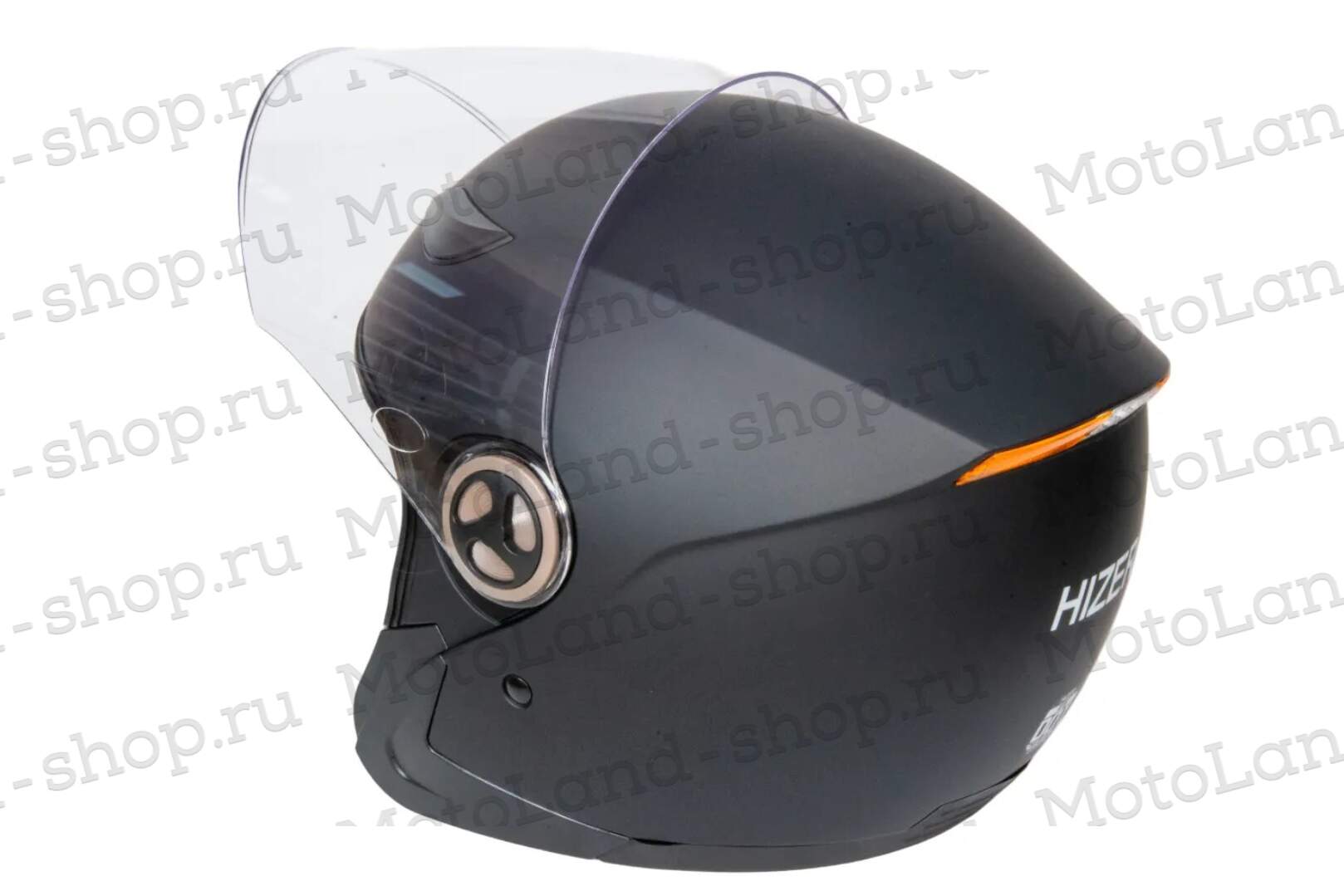 Шлем мото открытый HIZER 219 №2 (S) matte-black