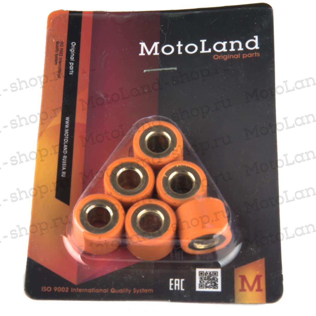 Ролики вариатора 14гр. 157QMJ 150см3 (компл=6шт) d=7.9-18 h=14