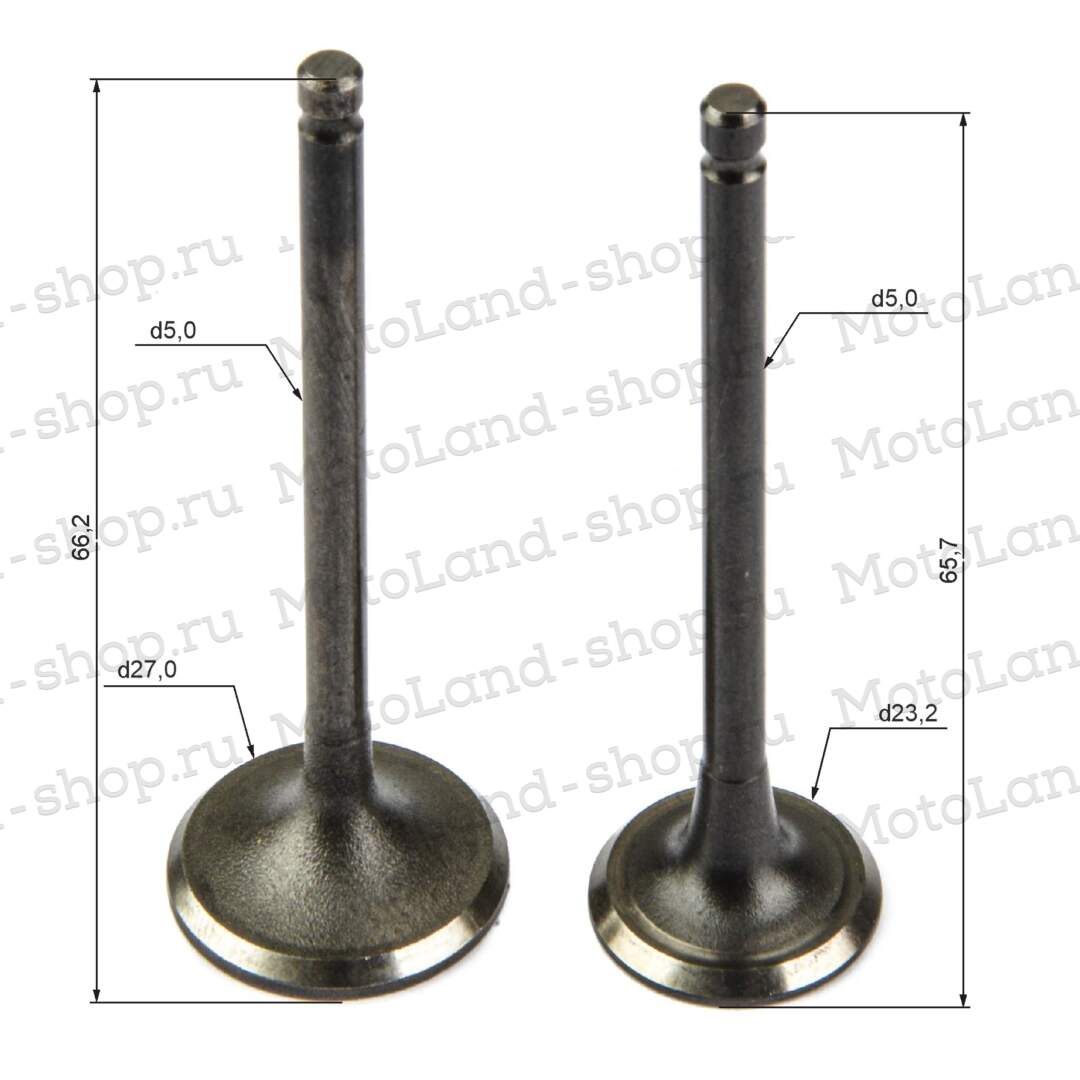 Клапаны 153FMI  125см3 X-TECH