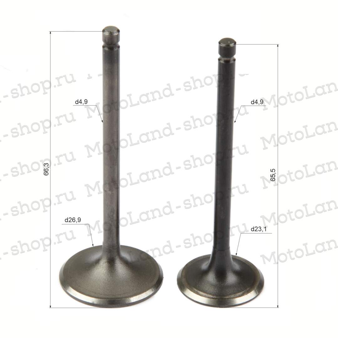 Клапаны впуск+выпуск YX140 (W063)