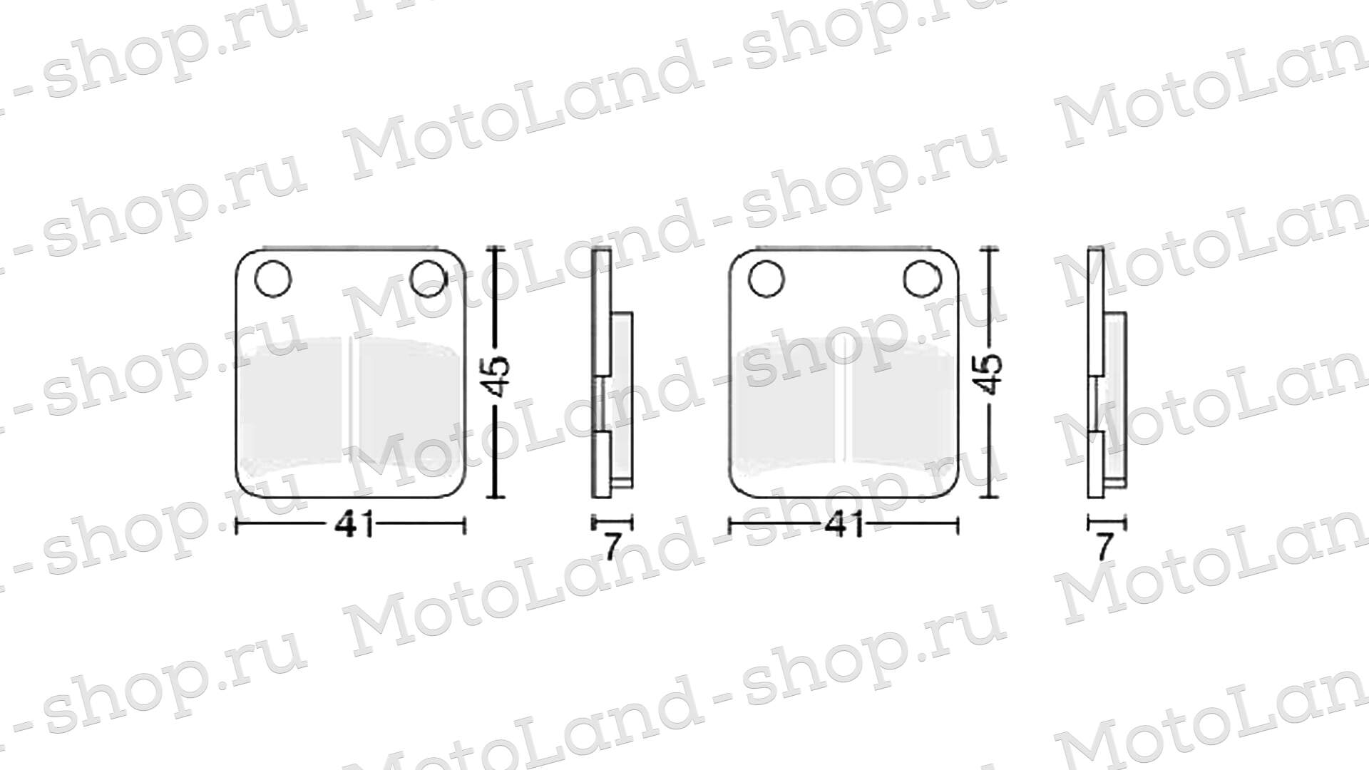 Колодки тормозные дисковые  №3 X-TECH (semi-metallic) полуметаллические