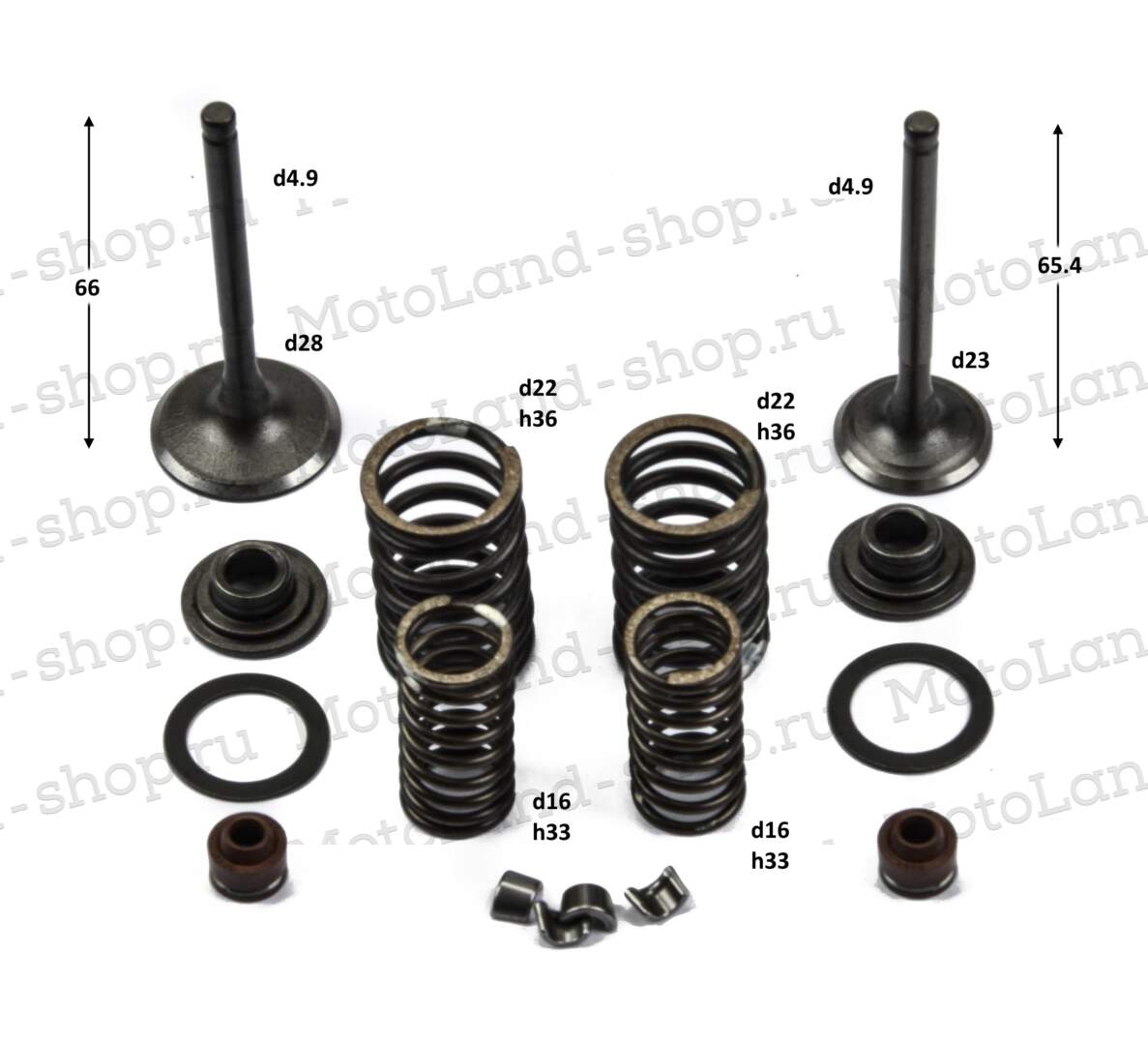 Ремкомплект клапанов 157QMJ с реверсом