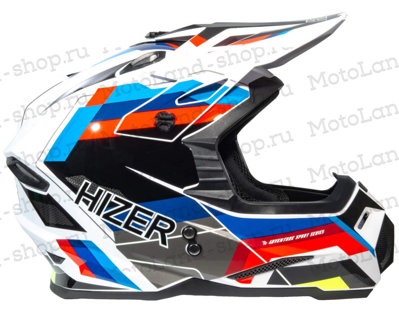 Шлем мото кроссовый HIZER J6801 №8 (XL) ADVENTURE