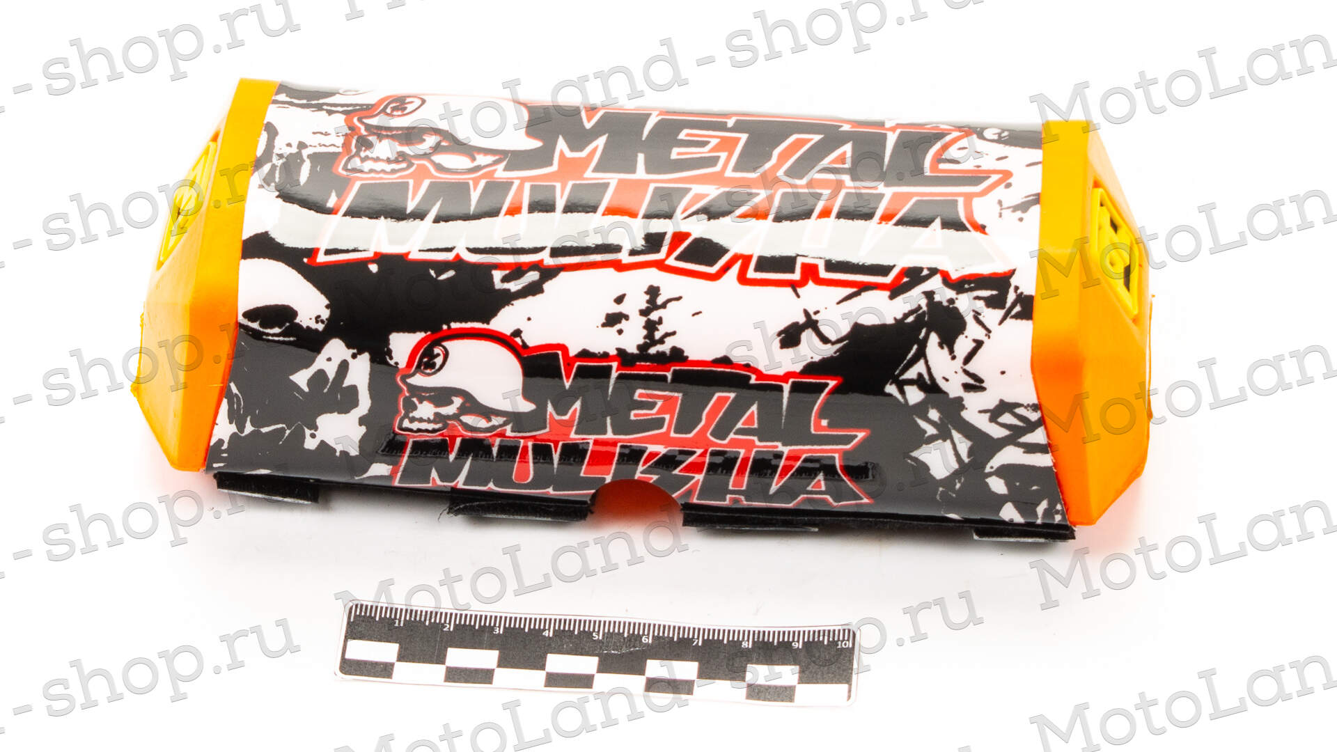 Защита руля прямоугольная №2 оранжевая