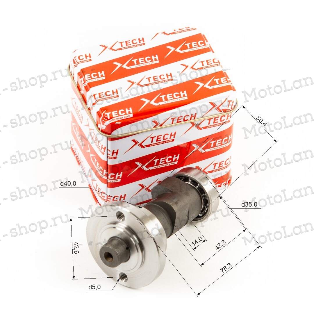 Распредвал 164FML YX200 (CBN200)  200см3 X-TECH