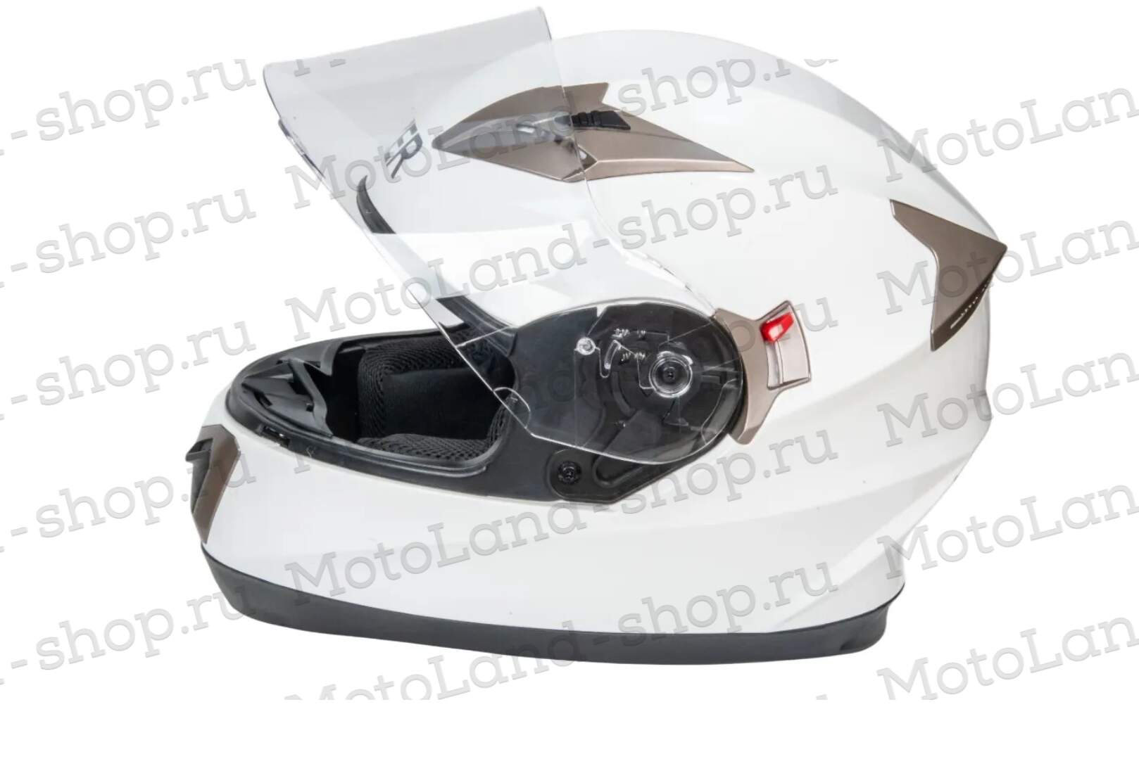 Шлем мото интеграл HIZER 529 №2 (L)  white (2 визора)