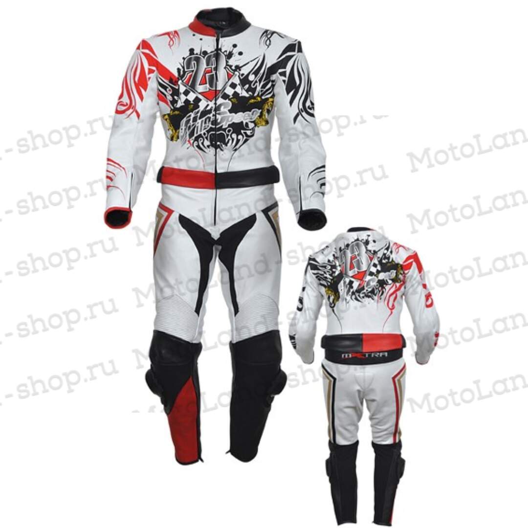 Комбинезон мотоциклетный (кожа) HIZER 353 (L)