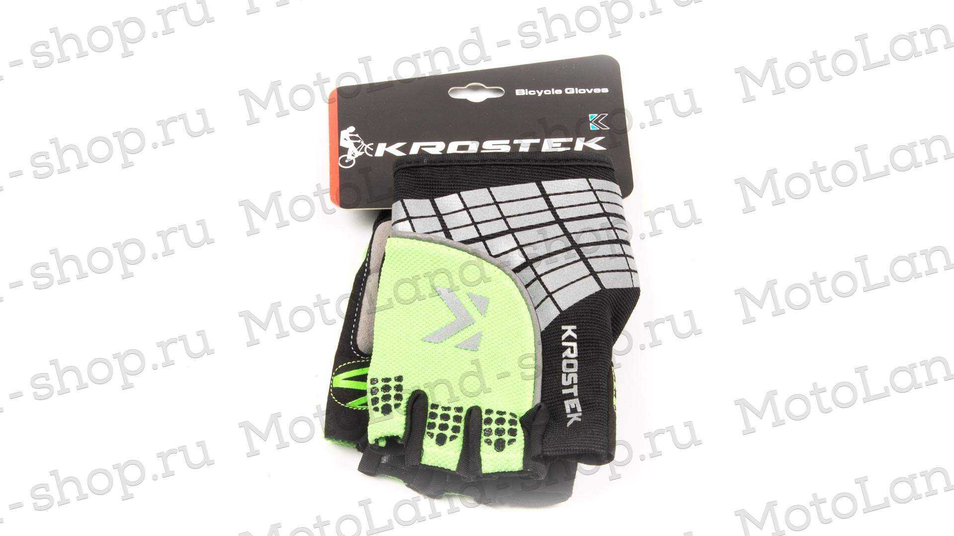 Перчатки вело RGL 03056 (M) зеленые