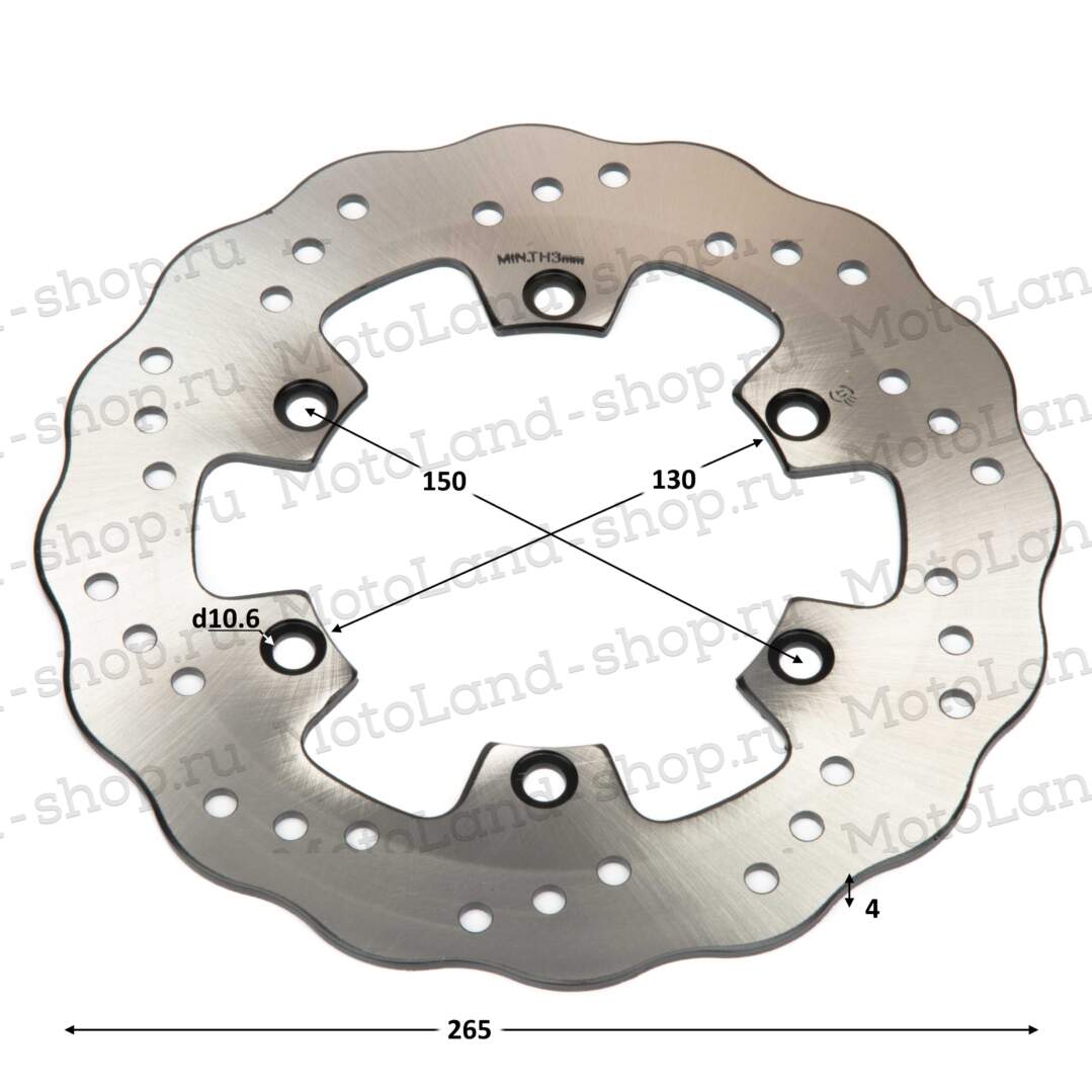 Диск тормозной передний XR250 ENDURO