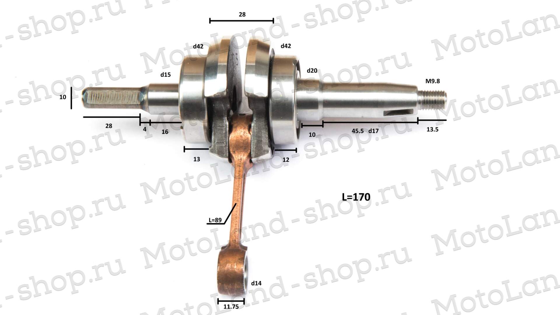 Коленвал T3 ZONGSHEN