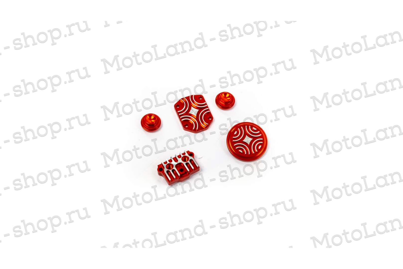 Крышки головки YX125см3 (компл.) CNC оранжевые