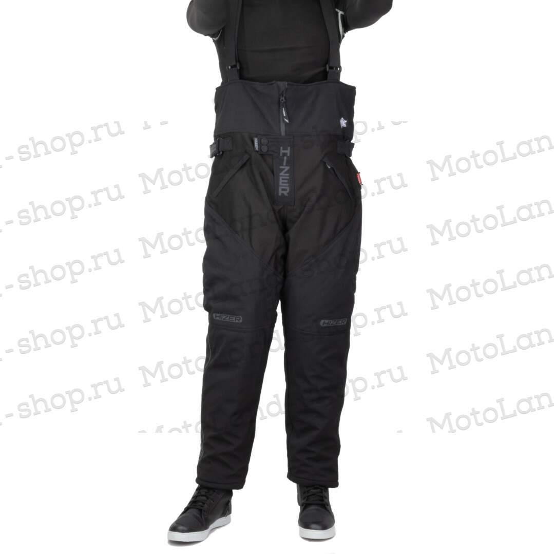 Штаны для снегохода HIZER №1 black (текстиль) (XL)