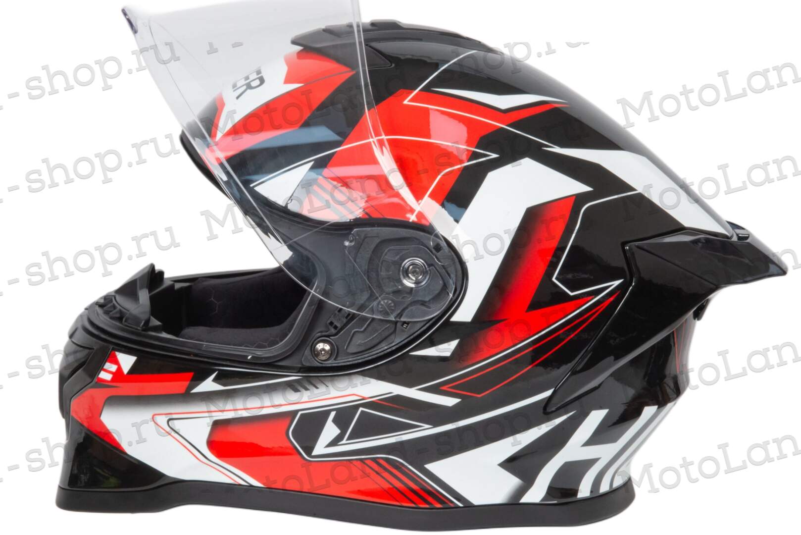 Шлем мото интеграл HIZER J5325 №2 (XL) red