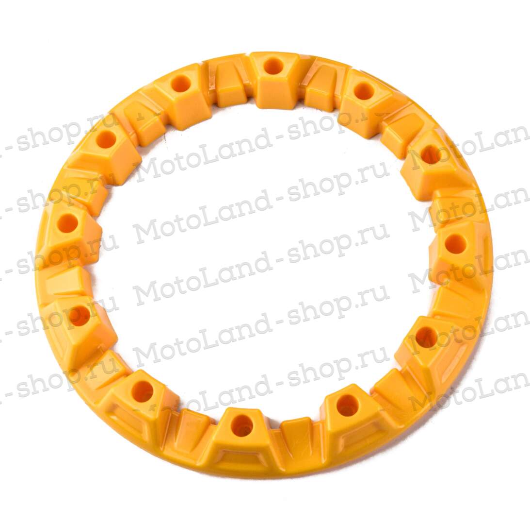 Пластик накладка декоративная бэдлок ATV WILD TRACK, 10" желтый