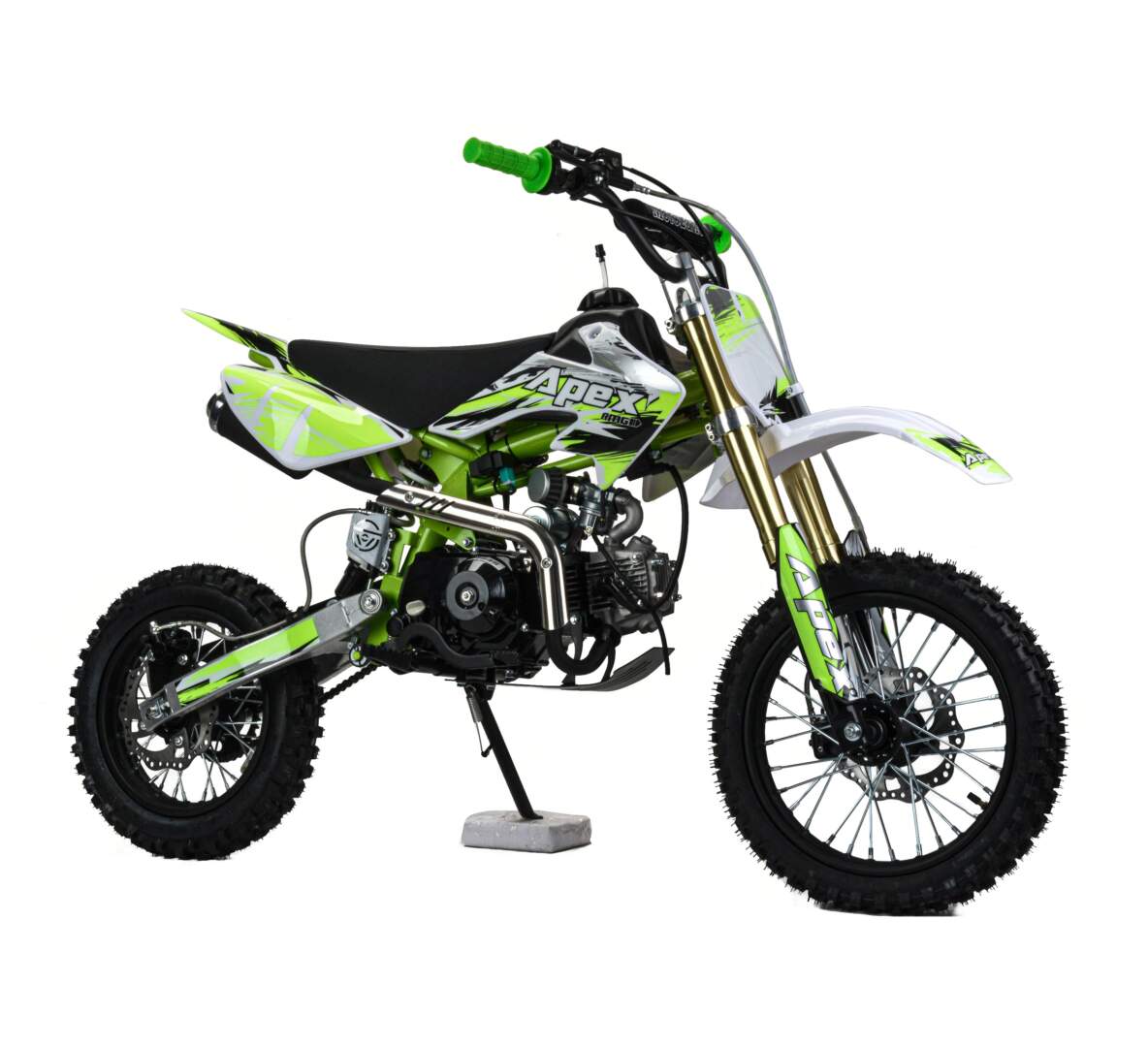 Питбайк Motoland 110 APEX10 E зеленый 14/12