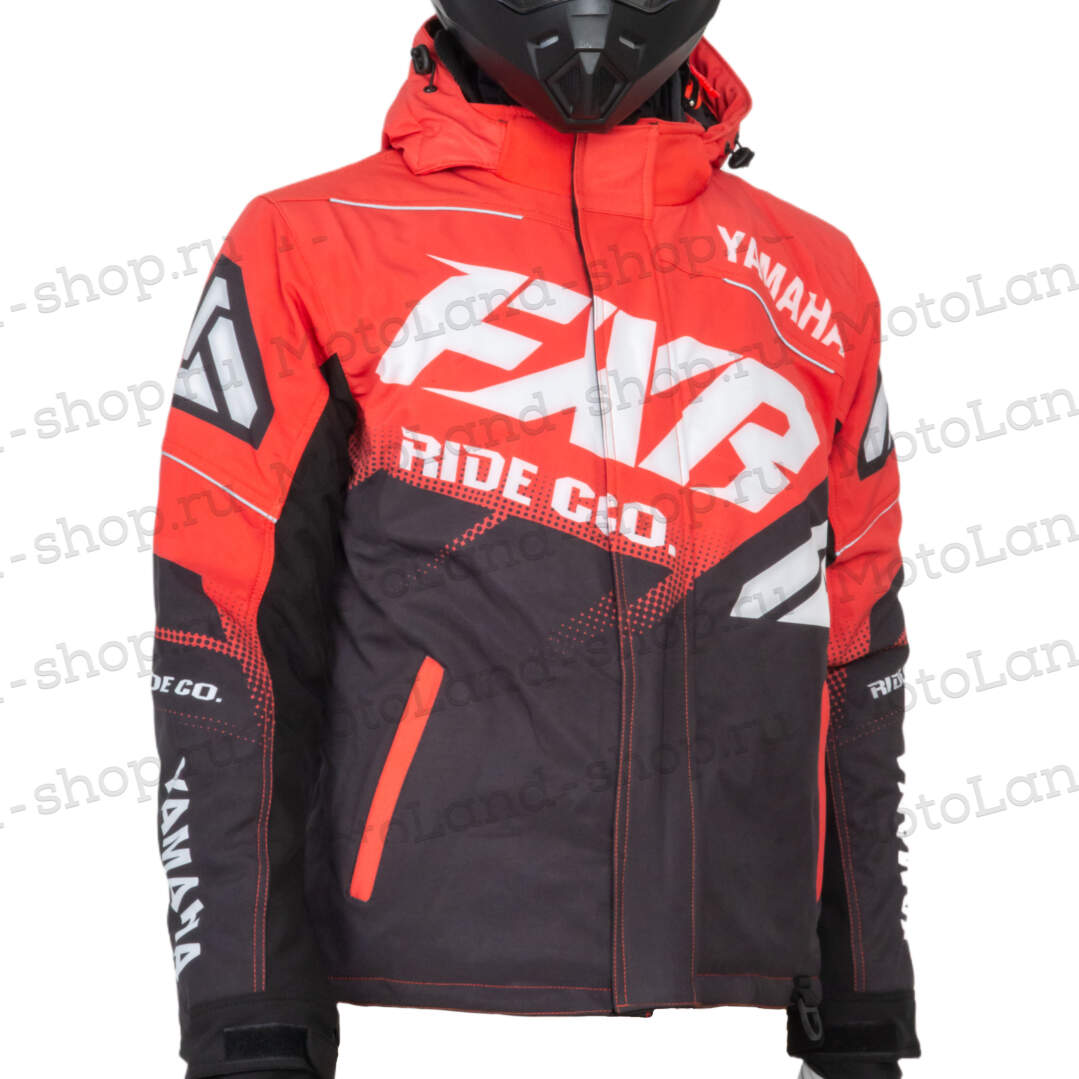 Куртка для снегохода FXR Yamaha Boost №5 black-red (текстиль) (XXL)