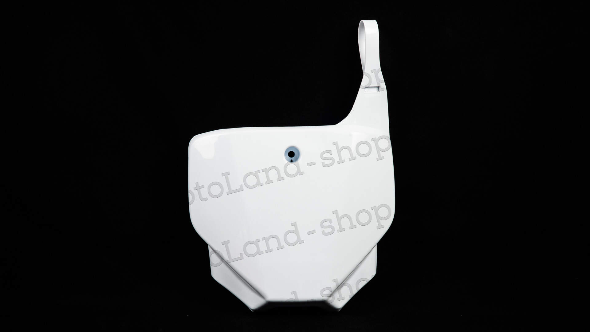 Пластик щиток передний (номерной) белый №2