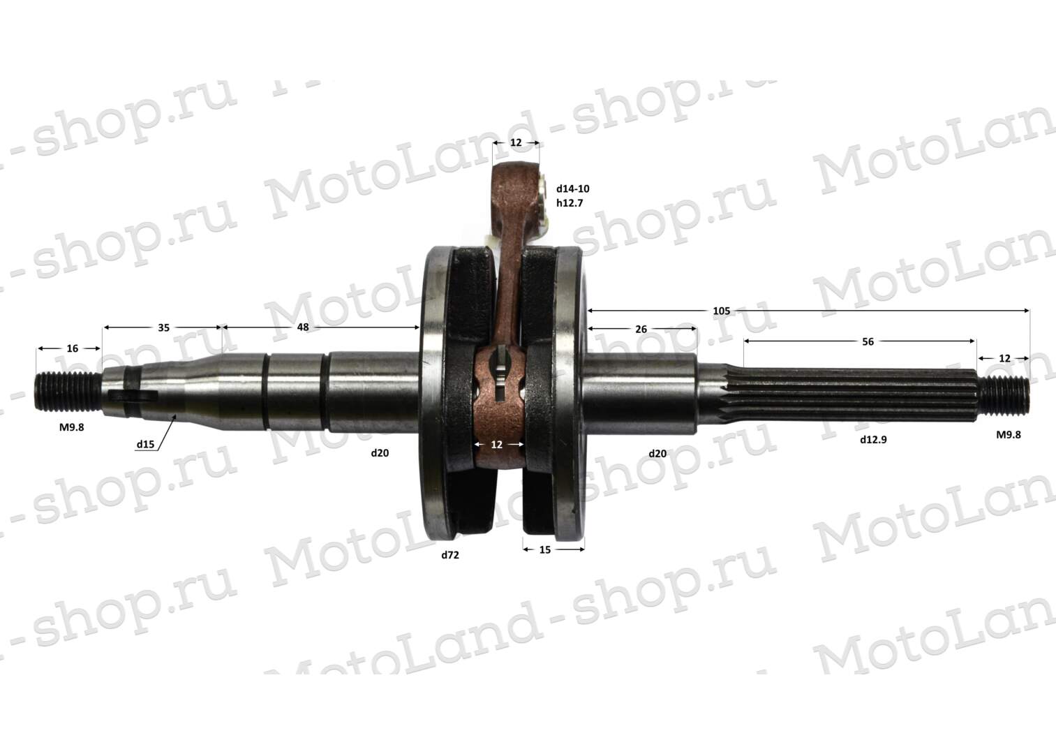 Коленвал JOG-50