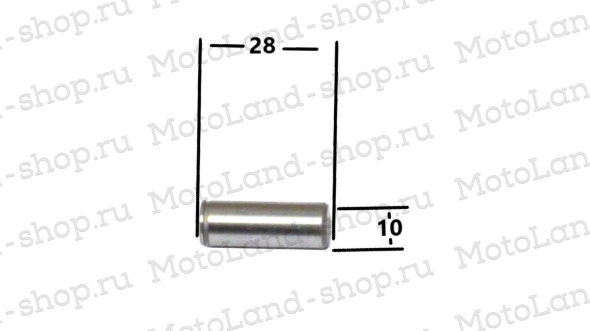 Вал шестерни маслонасоса 177MM (NC250), 194MQ (NC450) ZS