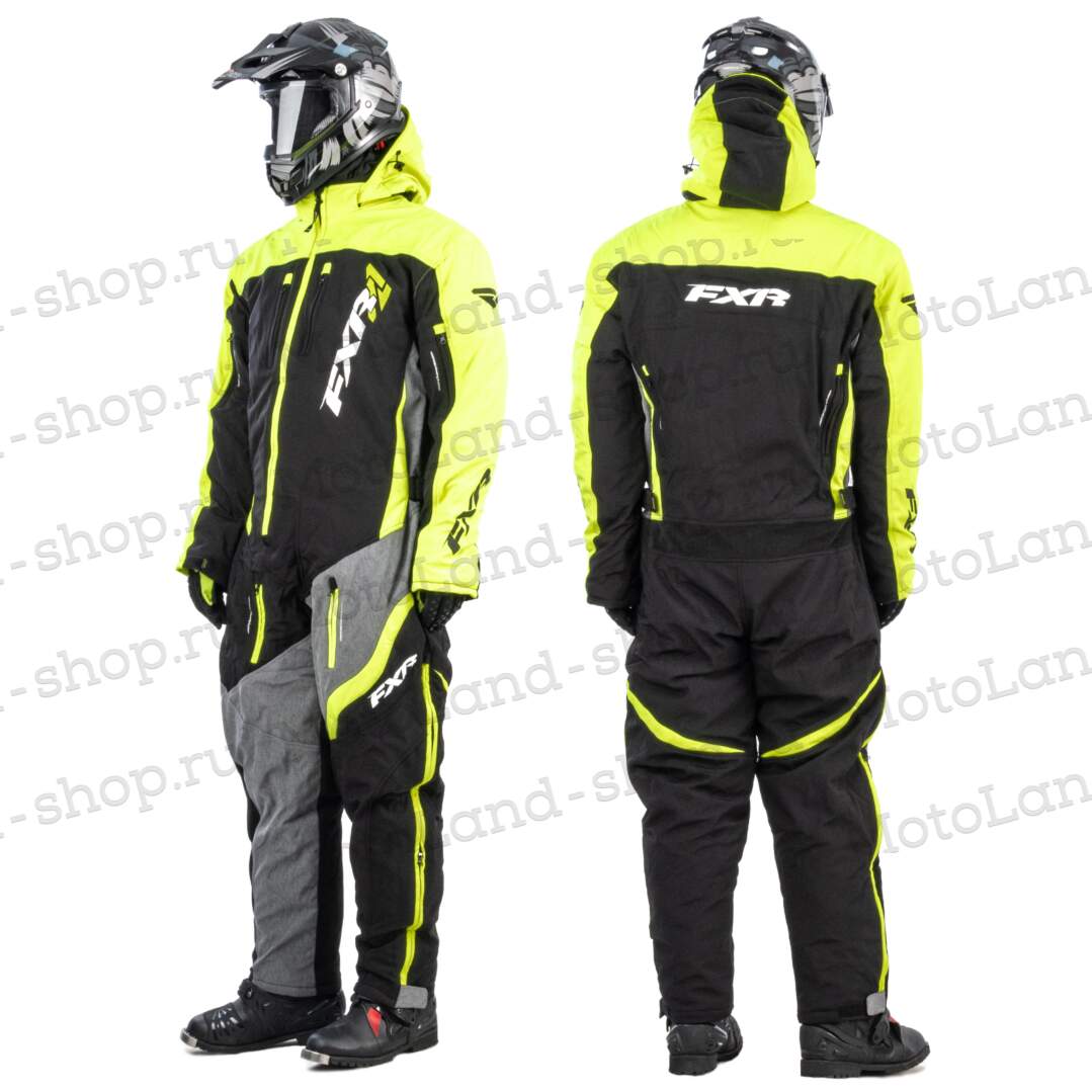Комбинезон для снегохода FXR Maverick Lite №1 lemon-green (тесктиль) (XL)