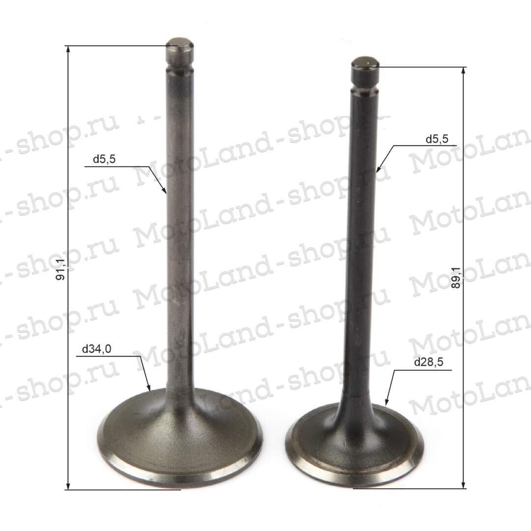 Клапаны 165FMM CB250D-G X-TECH 