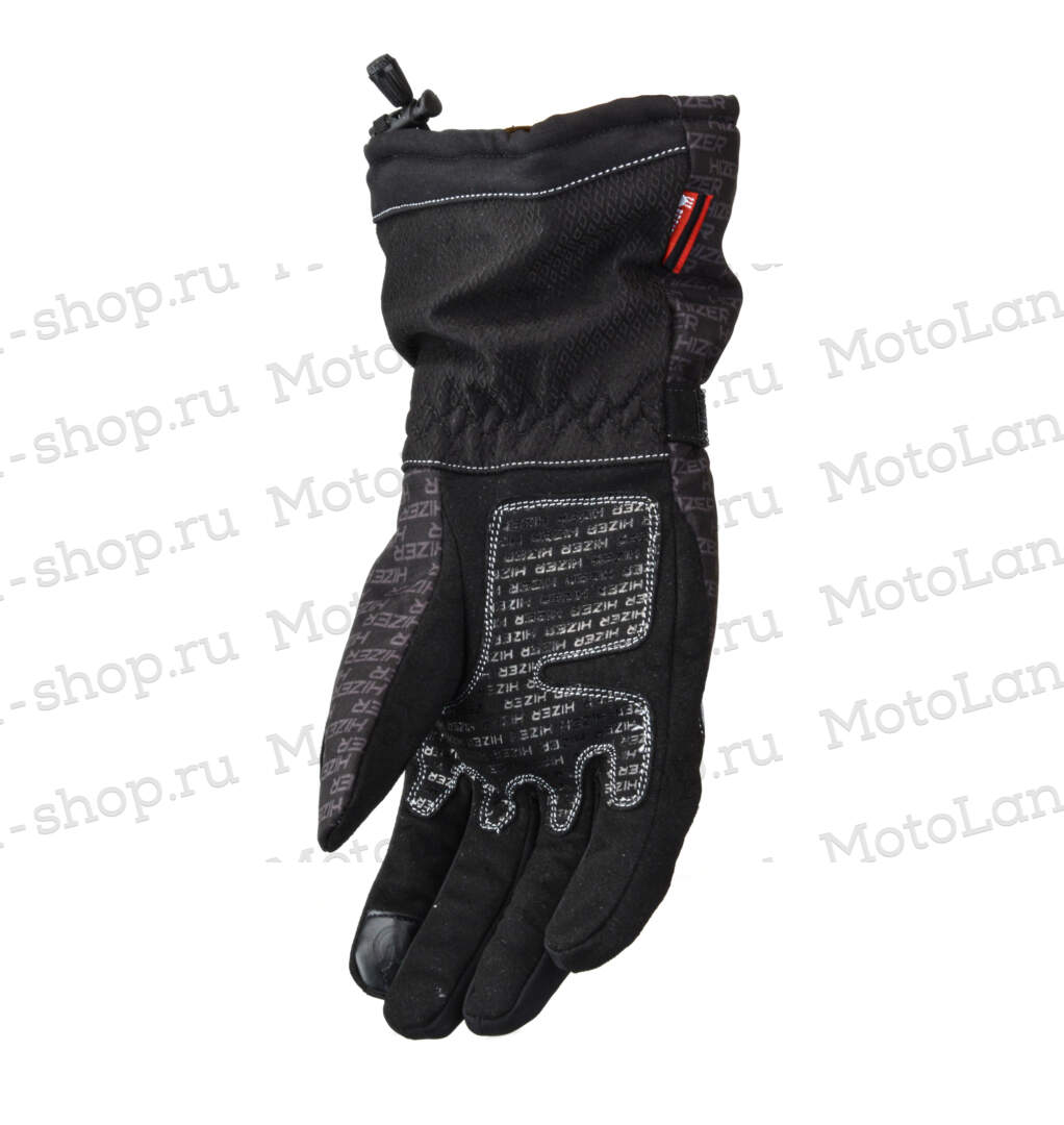 Перчатки для снегохода HIZER №2 black (XXL)