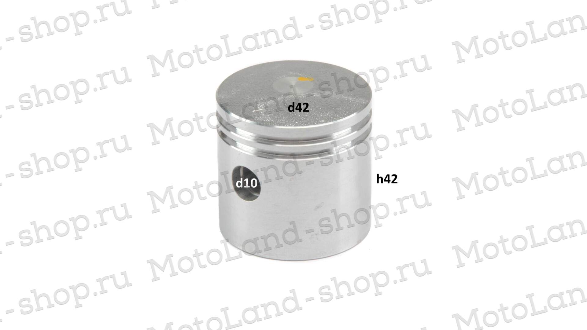 Поршень T2 ZONGSHEN (палец 10мм) D=42 H=42