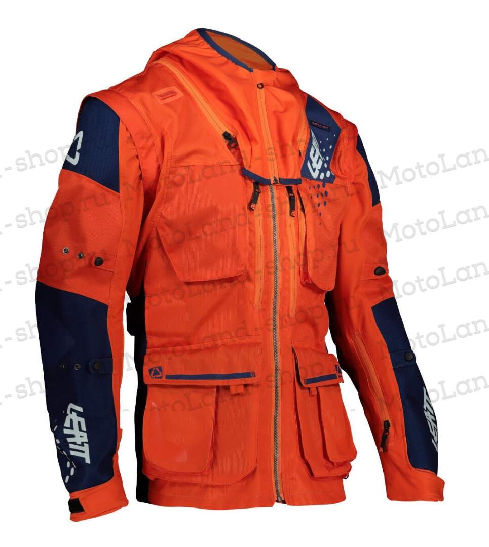 Куртка мото LEATT №2 red (текстиль) (XL)