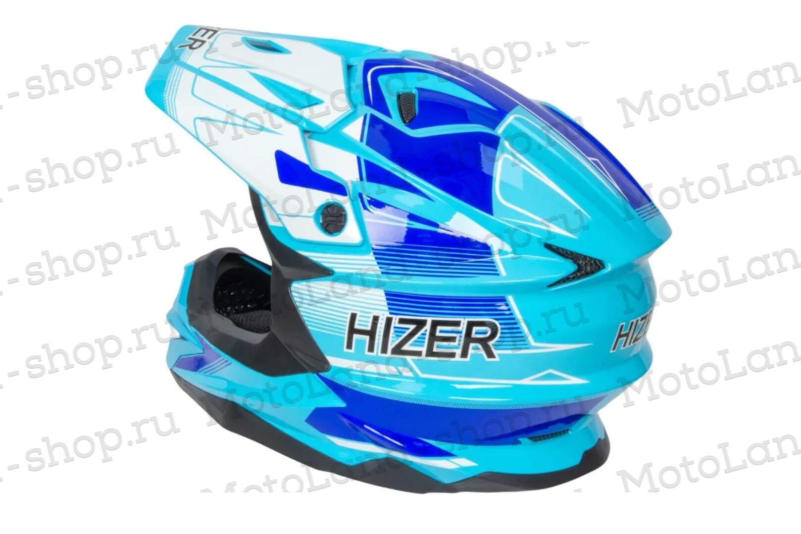 Шлем мото кроссовый HIZER J6803 №8 (S)