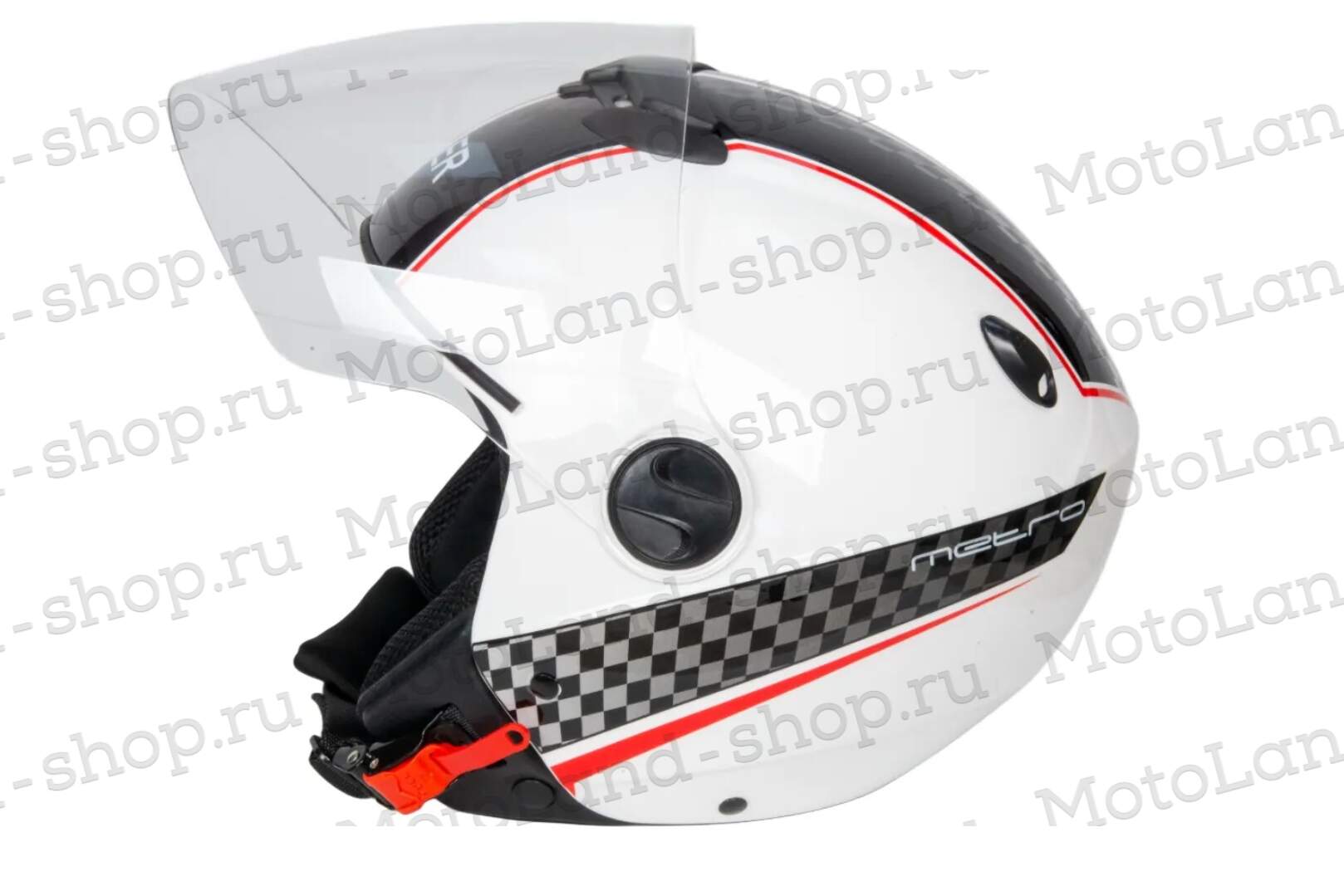 Шлем мото открытый HIZER 217 №1 (S) white