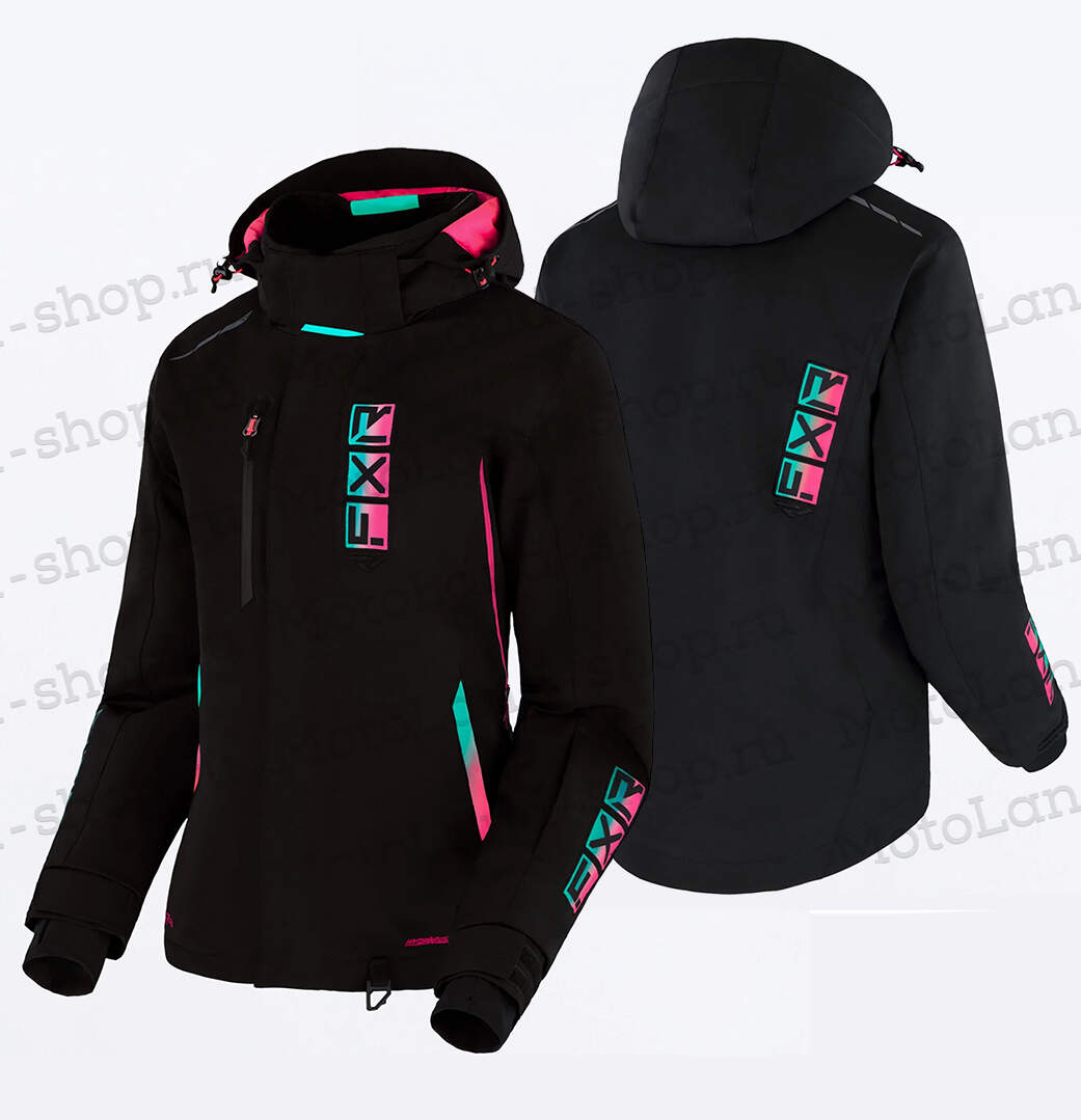Куртка для снегохода (женская) FXR EVO FX №4 black (текстиль) (L)