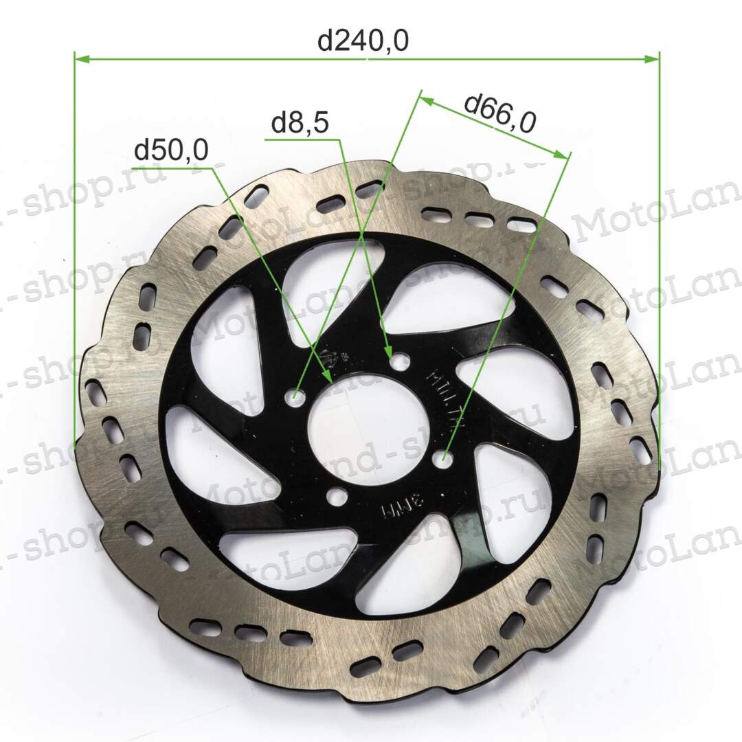 Диск тормозной передний XR250 LITE