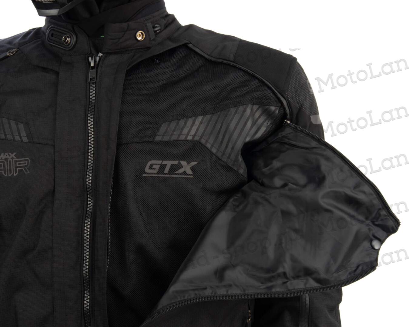 Куртка мотоциклетная (текстиль) GTX EJ-2409 BLACK (XXL)