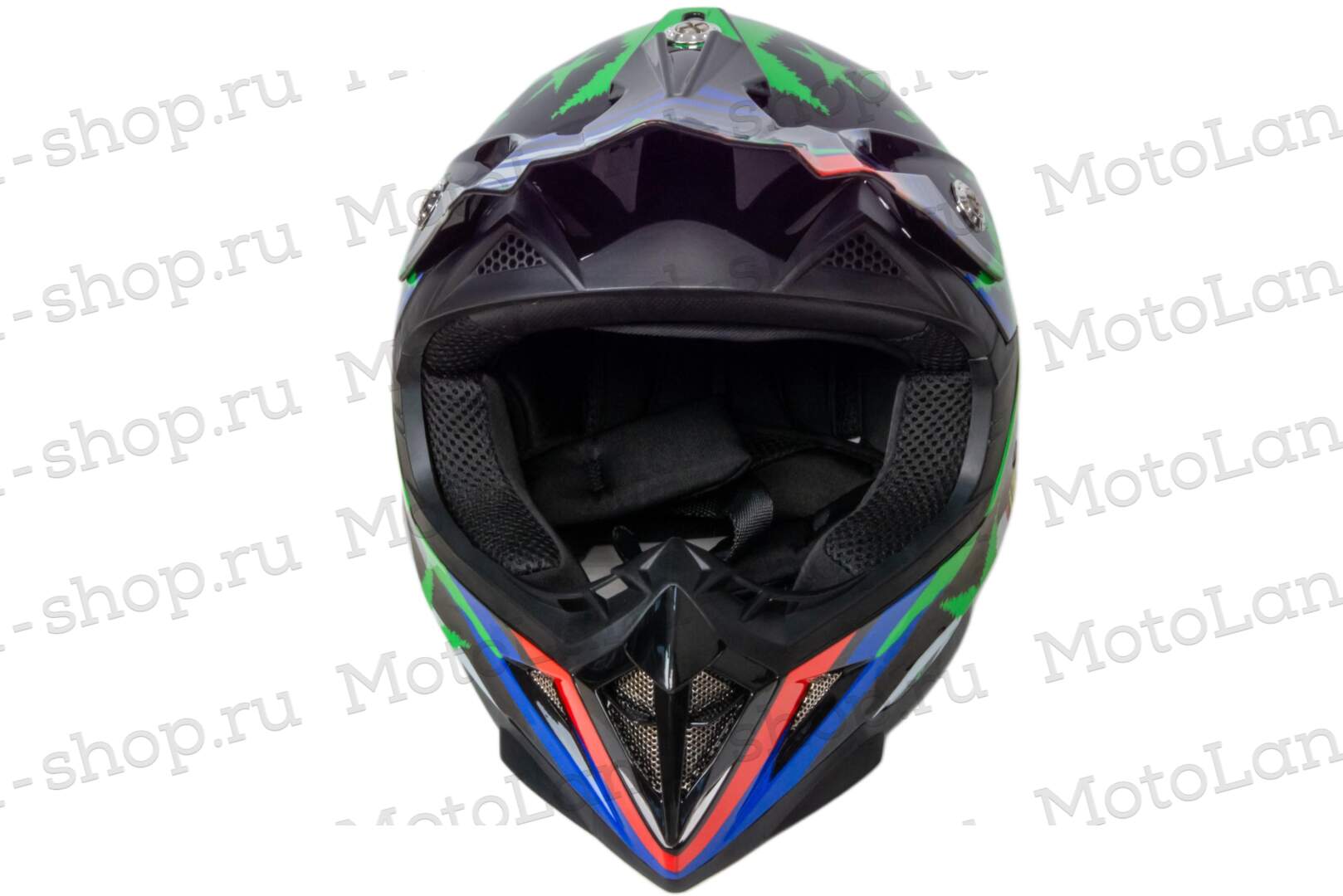 Шлем мото кроссовый HIZER 211 (L) (подростковый)