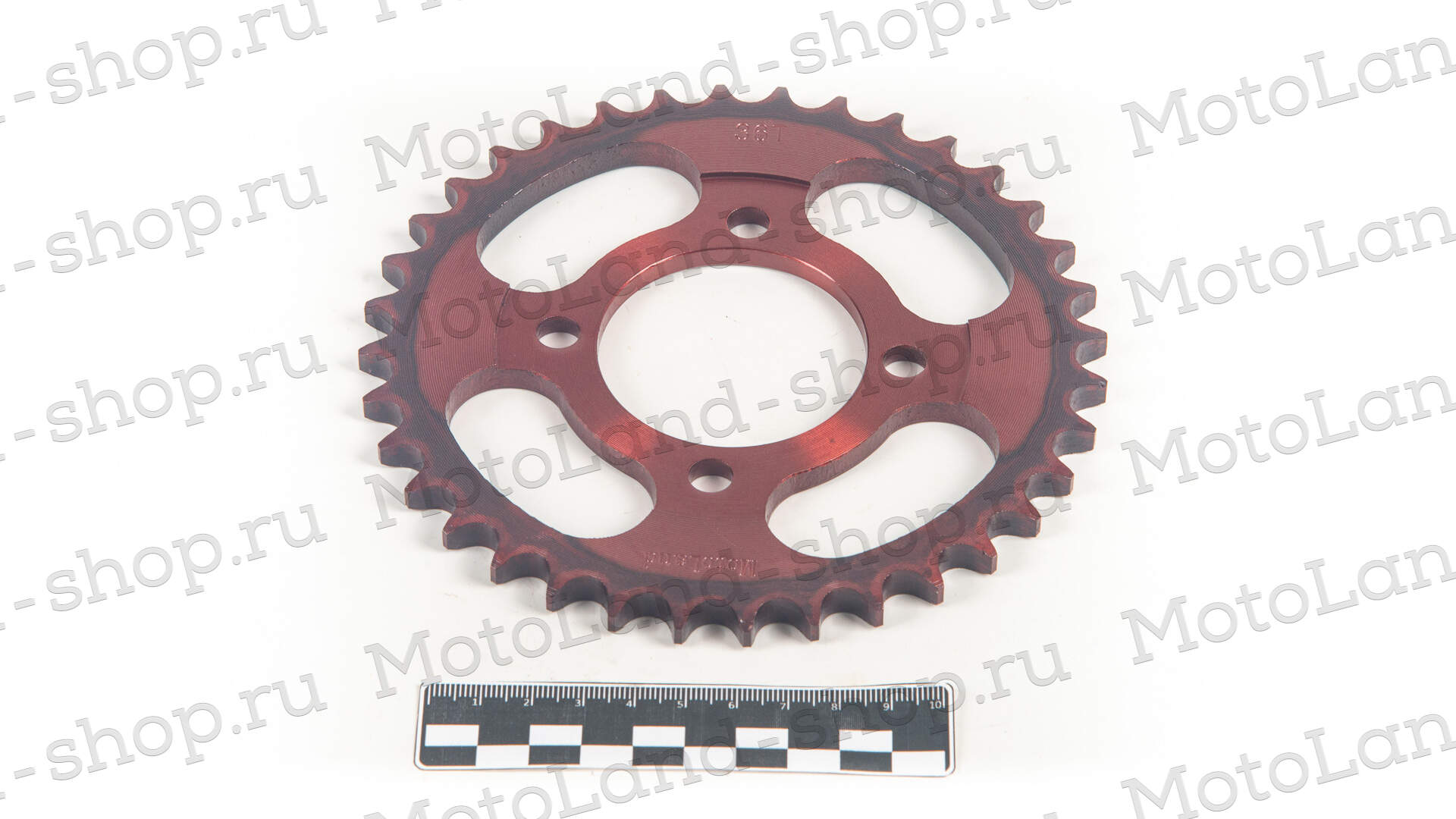 Венец, звезда ведомая (428-36) красная 4х70х54