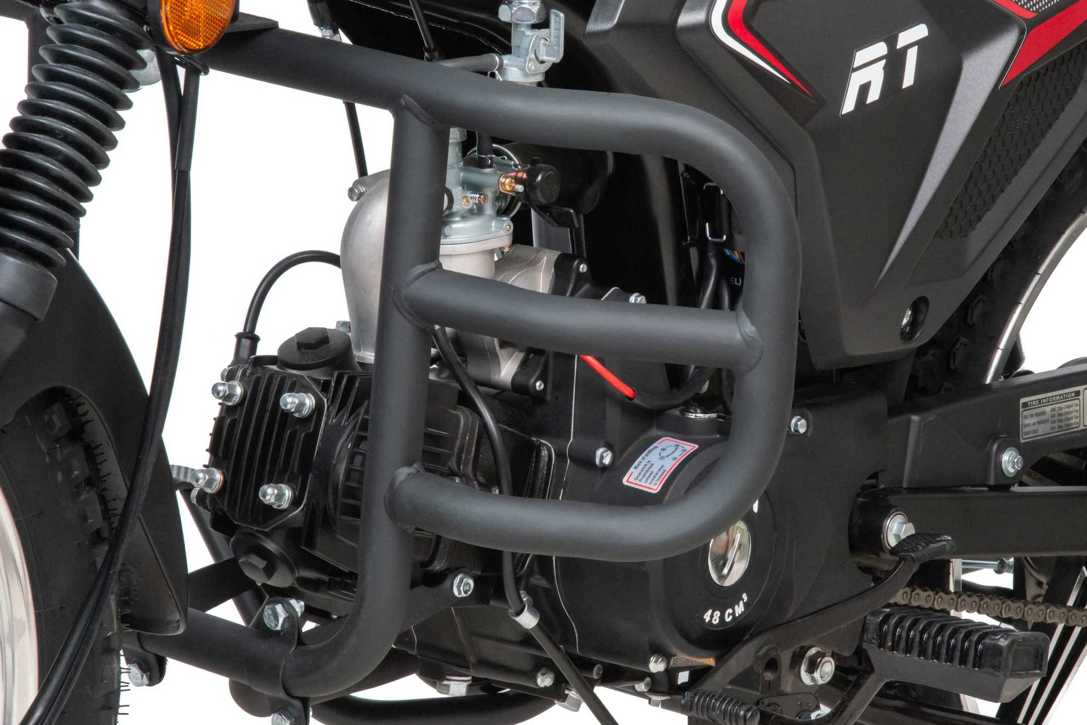 Мопед Motoland Альфа RT 11 (LM48-B) черный  (A)