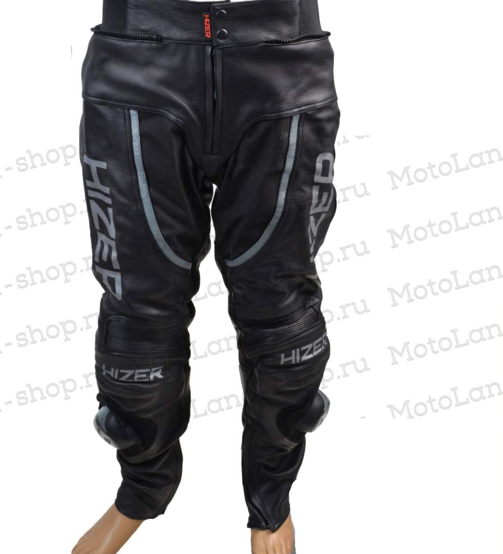 Комбинезон мотоциклетный (кожа) HIZER CE-1070 Gray (XXL)
