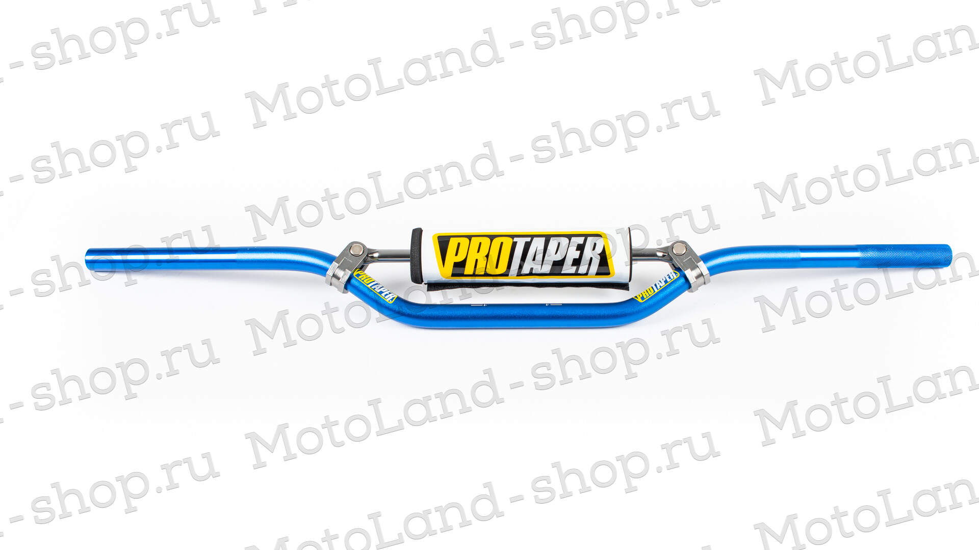 Руль 22мм №1 с перекладиной+защита синий