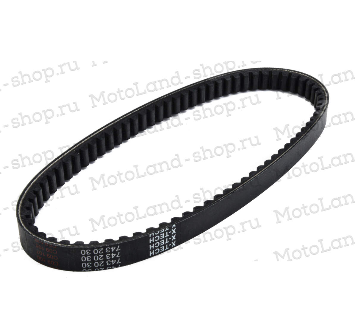 Ремень вариатора 161QMK с балансиром 743x20 (75 зуб., шаг 9,8) X-tech