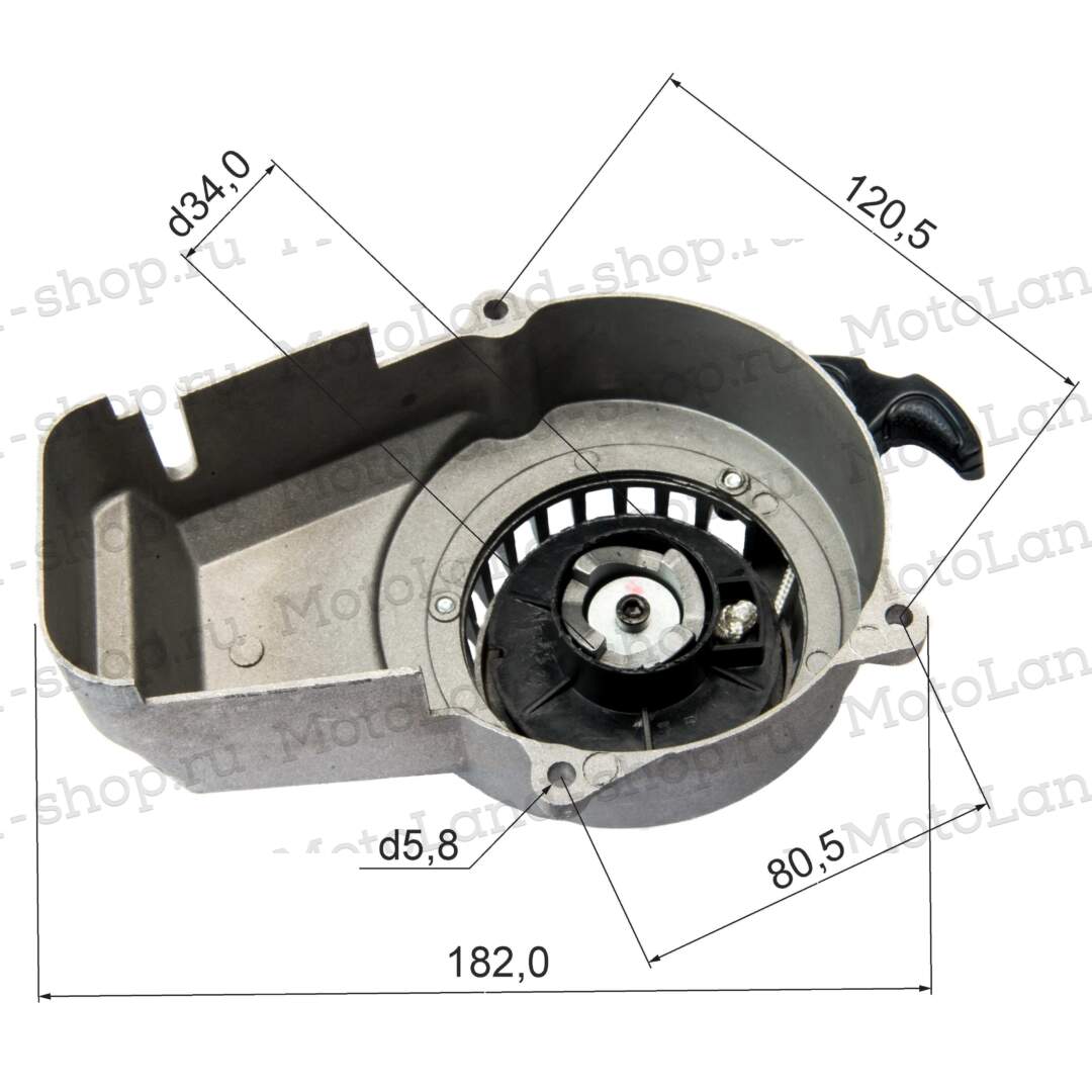 Стартер ручной 49СС для минибайка