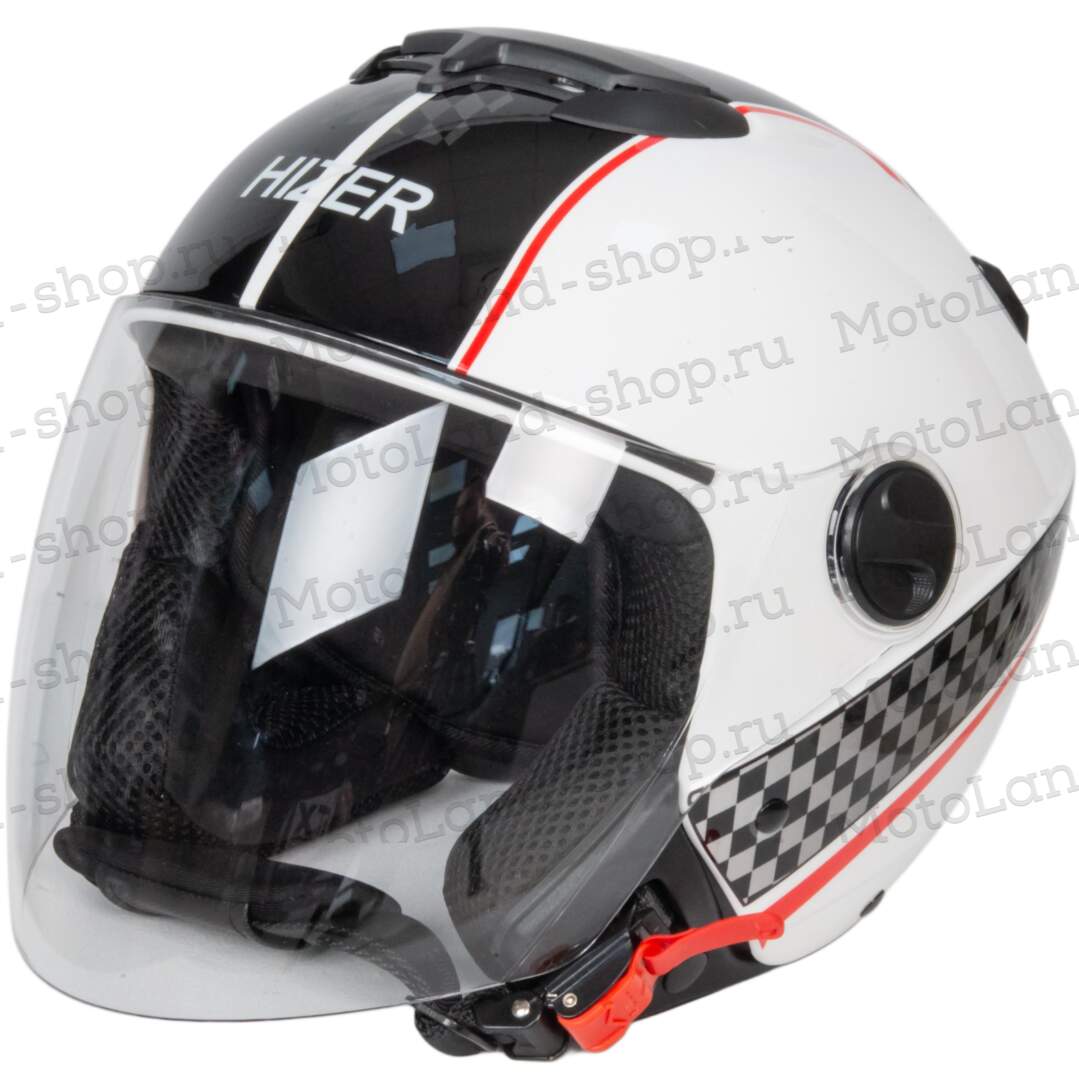 Шлем мото открытый HIZER 217 №1 (S) white