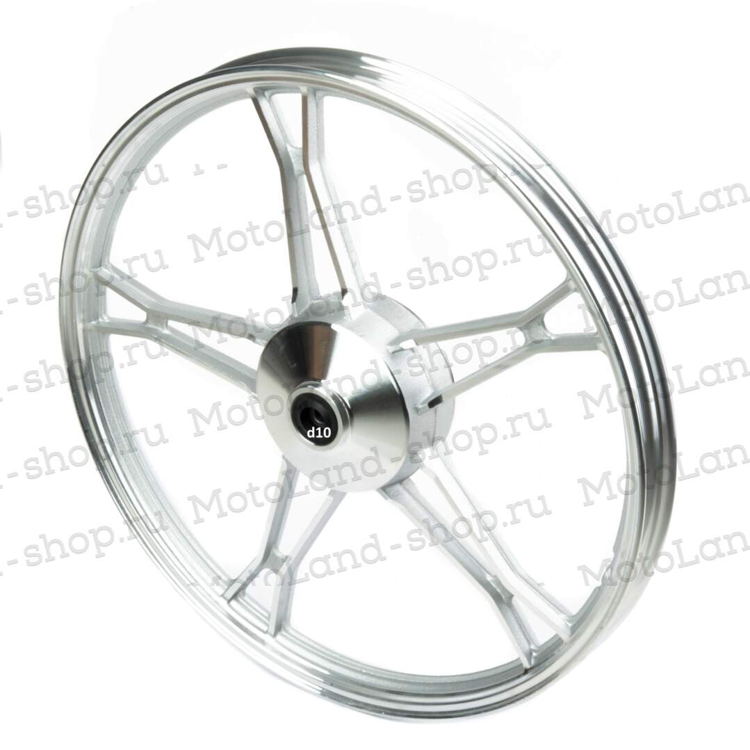 Обод передний 17" (1,2-R17, d=10 мм.) литой в сборе  Альфа/Дельта 