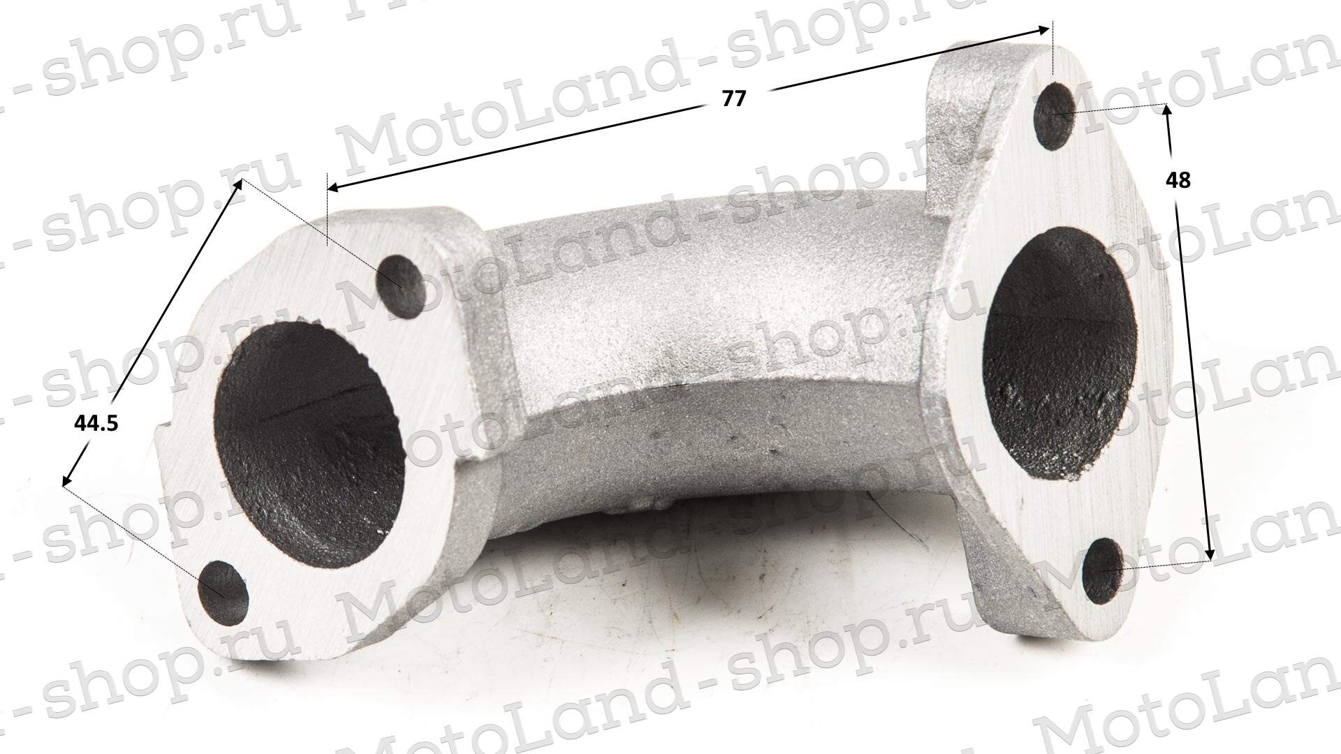 Патрубок карбюратора №2 26мм металл 110-160см3