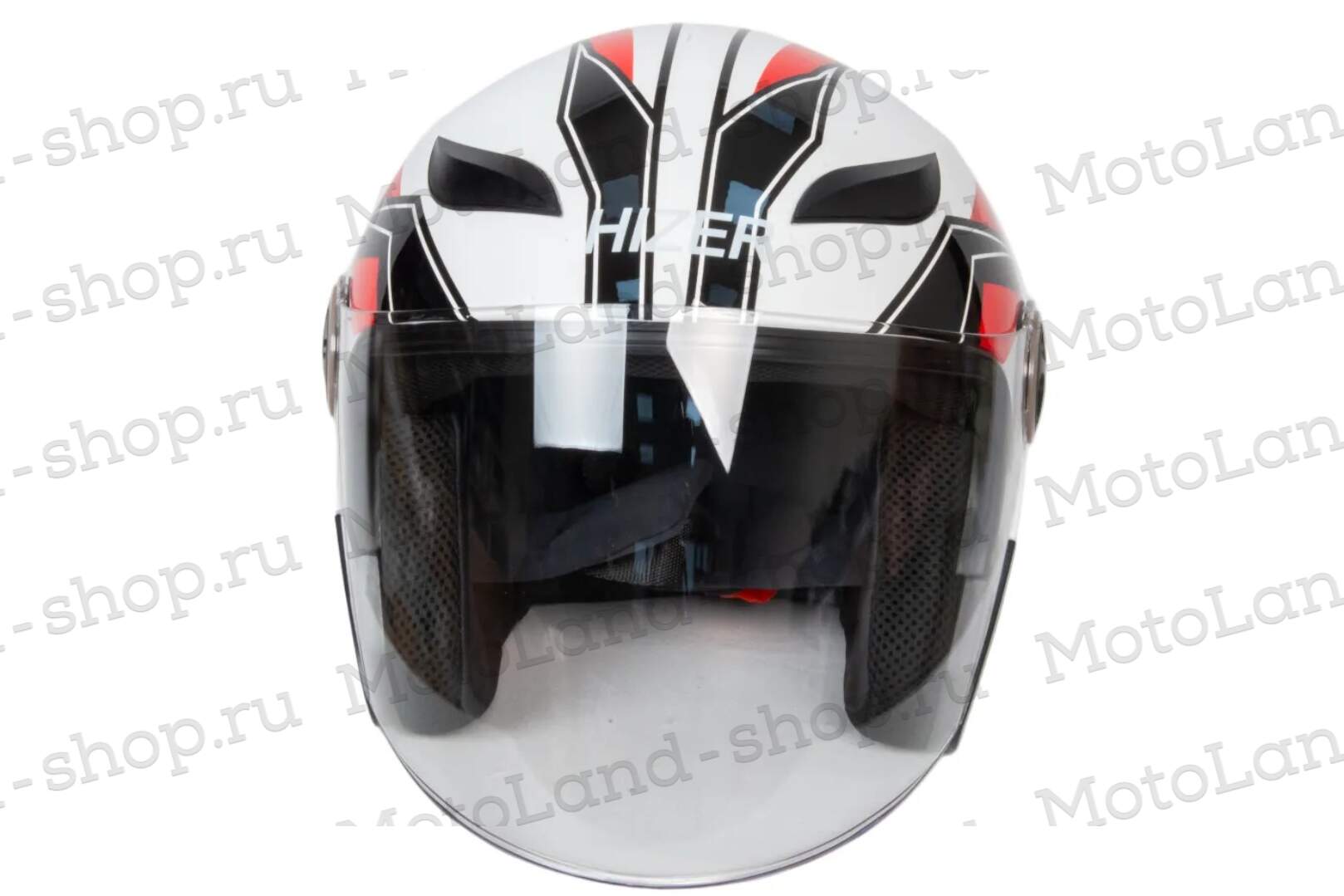 Шлем мото открытый HIZER 219 №1 (M) white