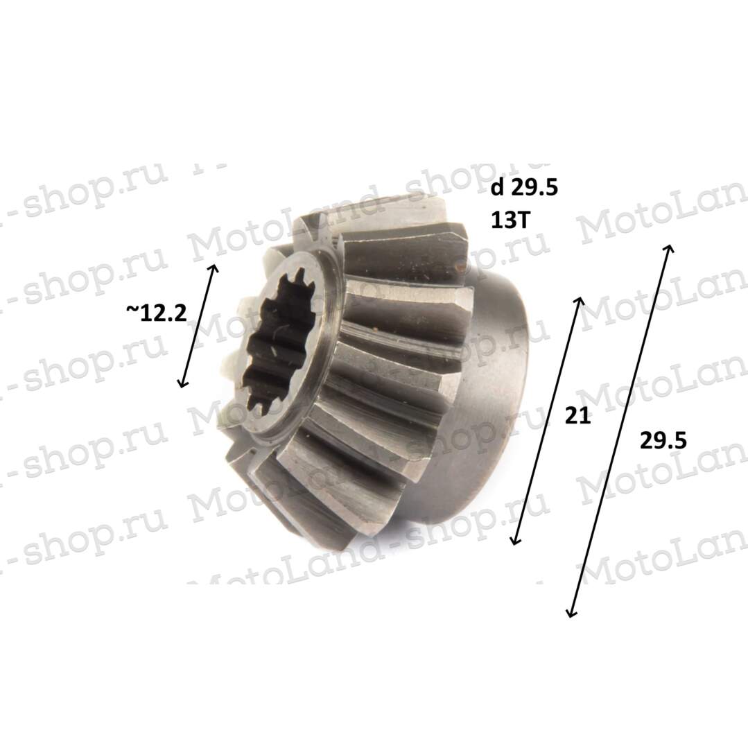 Шестерня ведомая коническая редуктора T6 ZONGSHEN