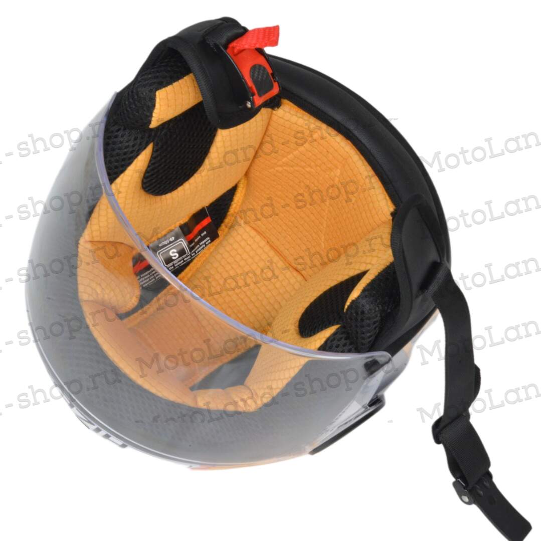 Шлем мото открытый HIZER J511 №1 yellow/black (S) детский