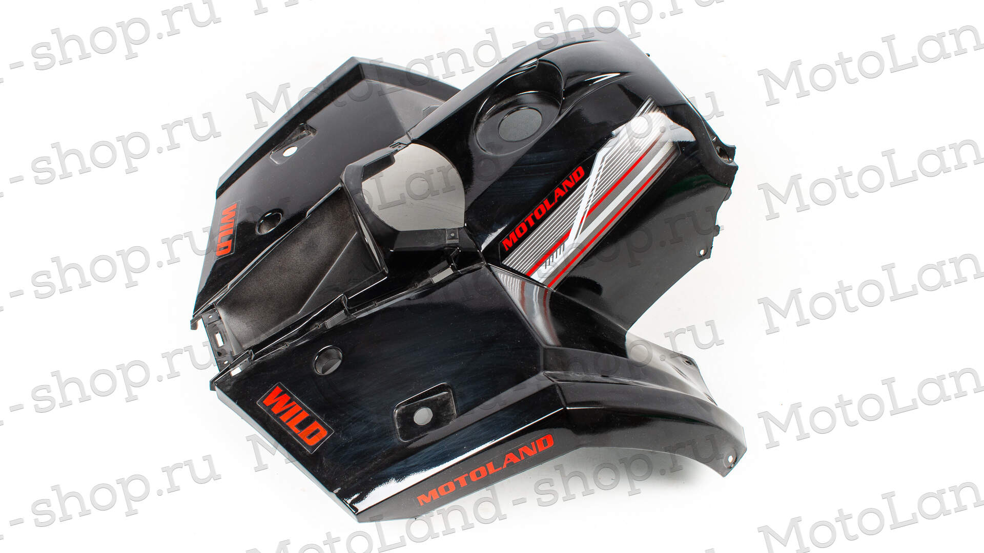 Пластик основной передний ATV WILD черный 