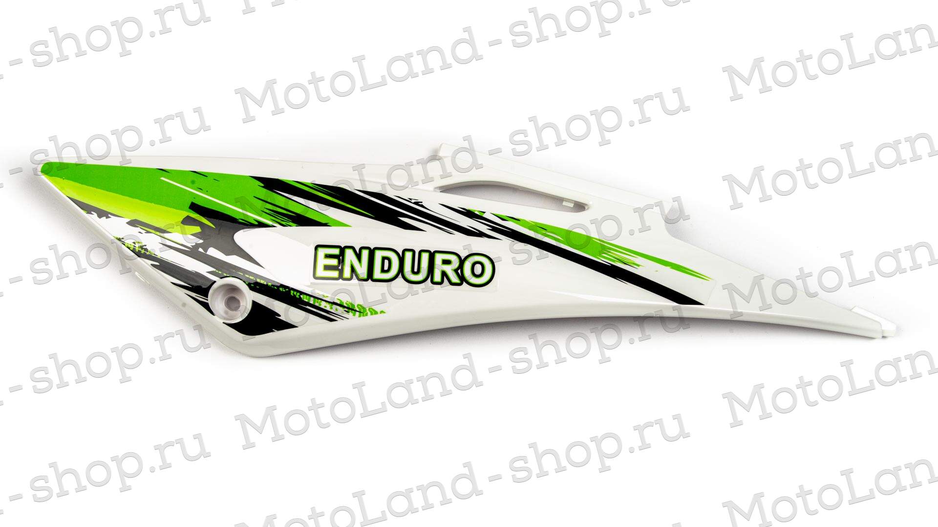 Пластик боковой задний левый Enduro 250 LT/ST/EX белый