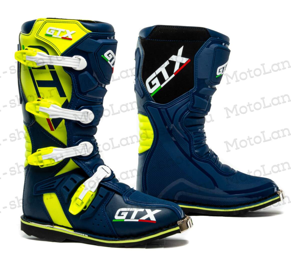 Мотоботы GTX MX №1 blue/green (р. 46)